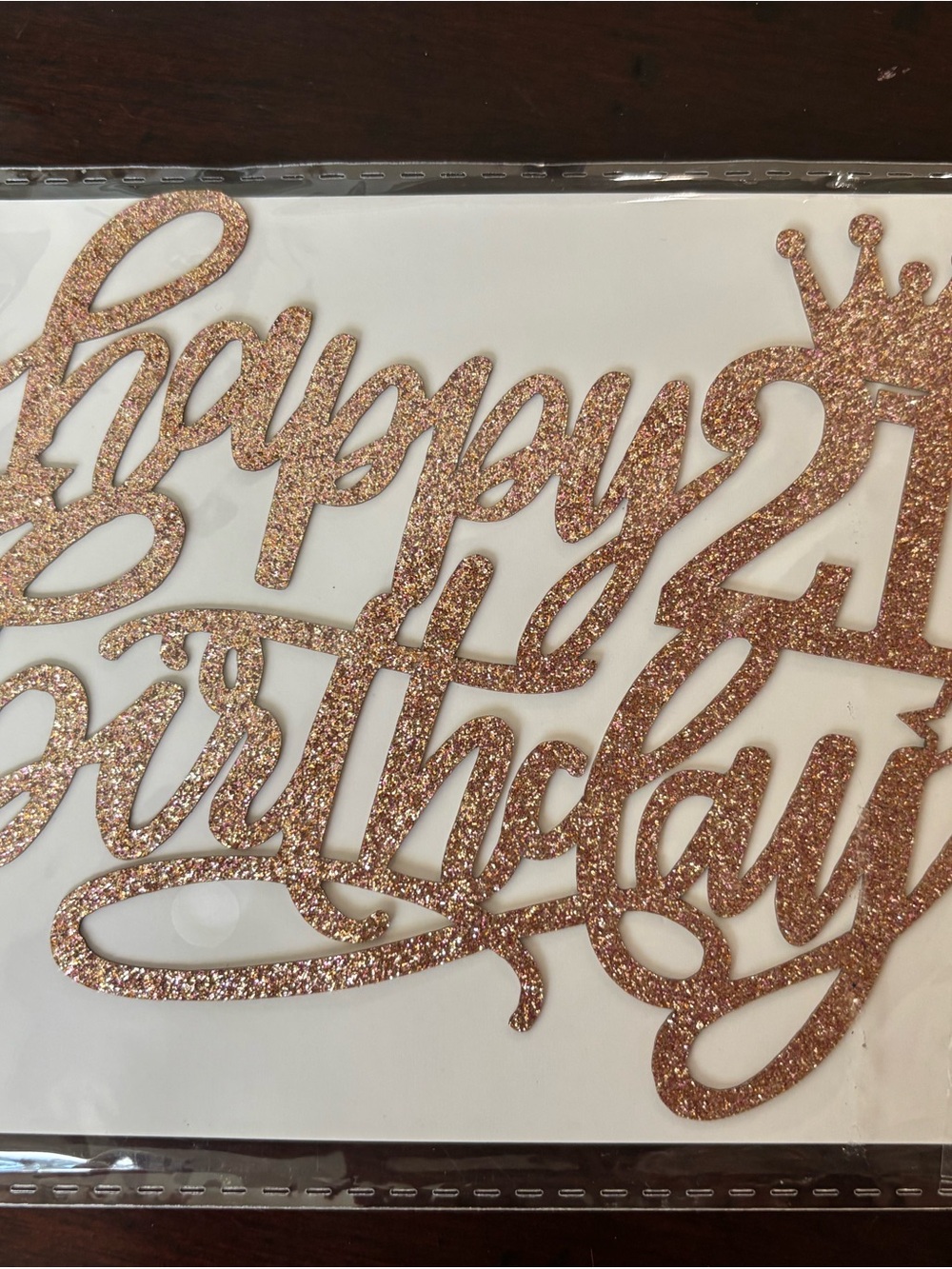"Happy 21st Birthday"